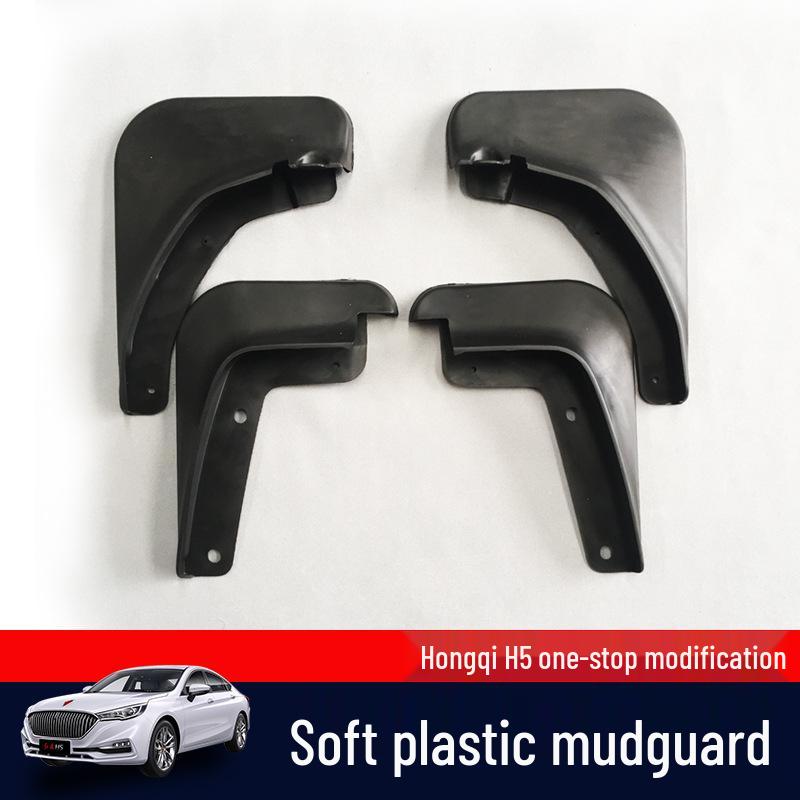 

Compatible with 18 Hongqi H5 Models: Front & Rear Mudguards, Water Deflectors, Protective Accessories. чёрный