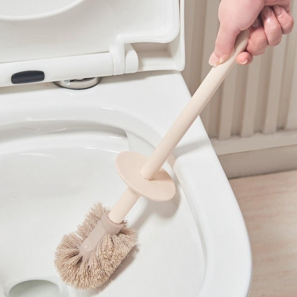 No Dead Angles Toilet Brush Long-Handled Toilet Cleaning Tool Practical Toilet Scrubber  Bathroom