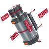 Insulated Travel Mug For Coffee & Tea 2 Liters Premium
