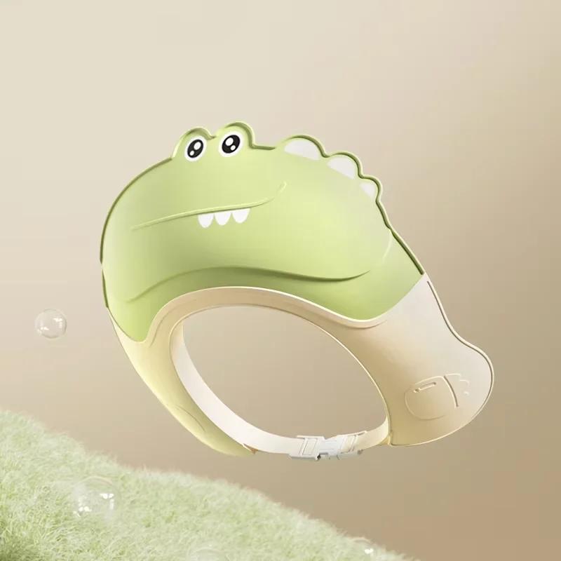 Infant Ear Protection Bath Cap - Baby Shampoo Shield Head Cover, Adjustable Shower Cap for Hair Wash