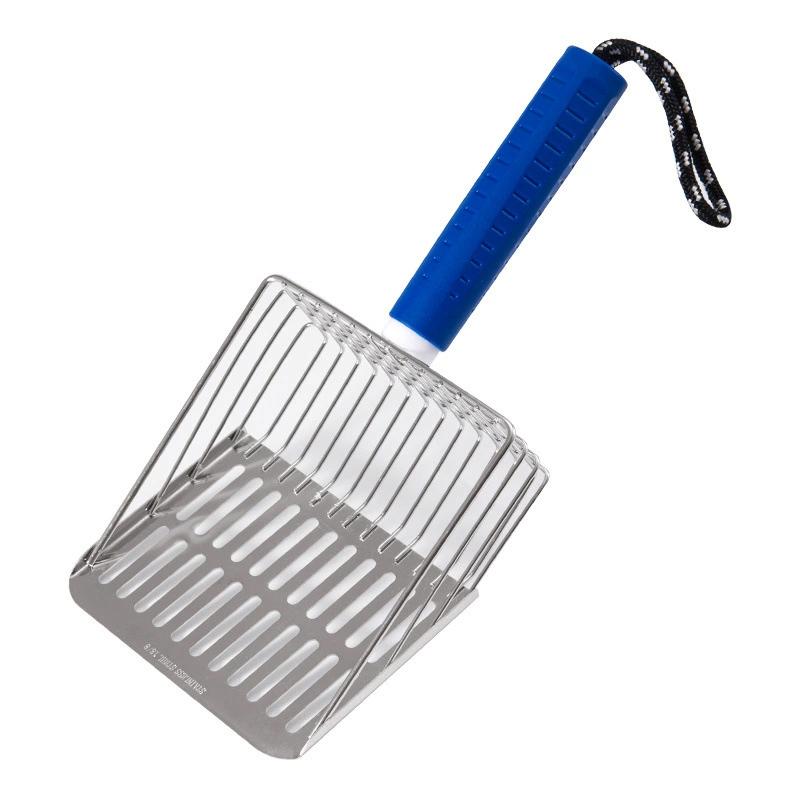 

Litter Scoop,304 Stainless Steel Cat Metal Scoop With Detachable Handle For Litter Pan, Litter Scoop