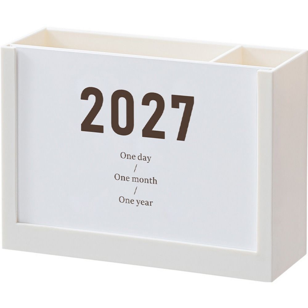Self-discipline Plan 2027 Desk Calendar Multicolor Desktop Organization Box School