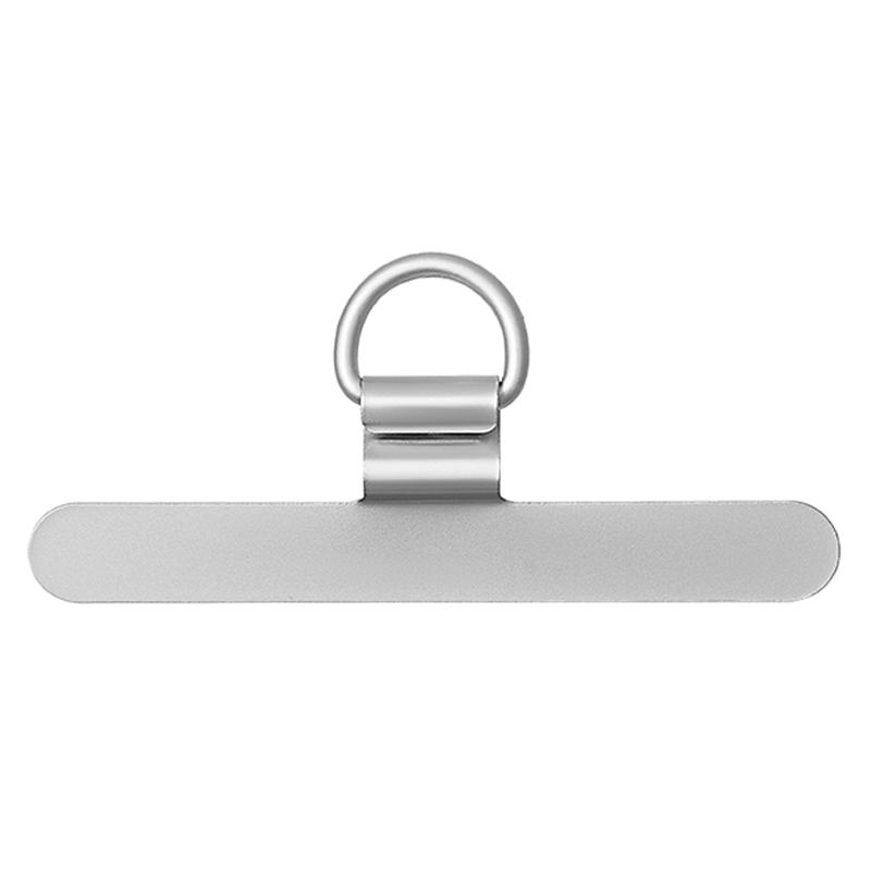 D-Buckle Phone Tether Tab Crossbody Phone Lanyard Pad Metal Phone Strap Patch