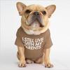 Dog Accessories Pet Vest Letter Printing Two-legged Dog Cloth Round Neck Vest