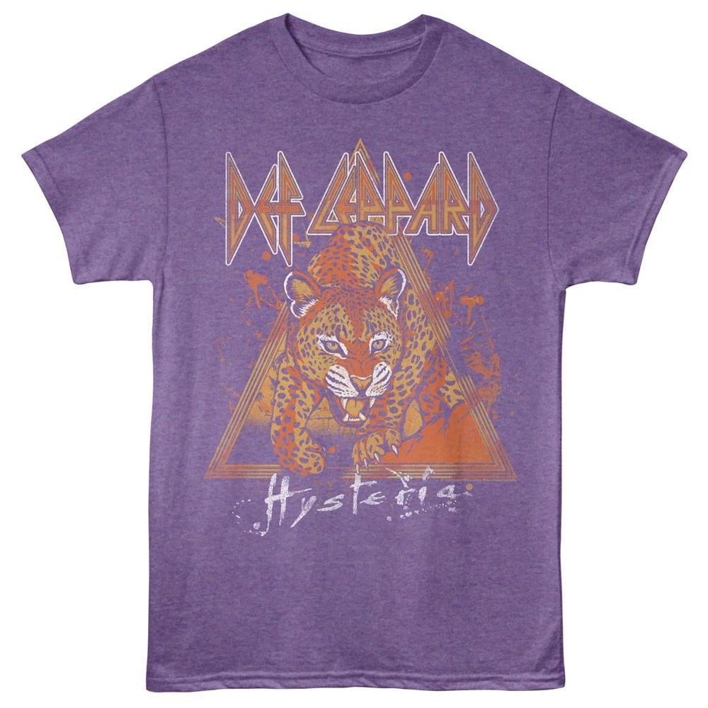 Def Leppard Hysteria Leopard Men s T Shirt Band Merch 4XL