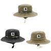 Cappello da Pescatore Uomo Donna Protezione Solare Estiva in Cotone con Ampia Visiera Pieghevole e Rete per Escursioni di Pesca Estive