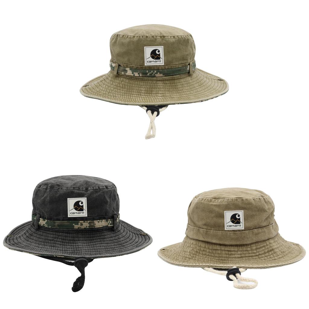 Cappello da Pescatore Uomo Donna Protezione Solare Estiva in Cotone con Ampia Visiera Pieghevole e Rete per Escursioni di Pesca Estive