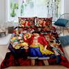 A Set of ONE PIECE Themed Bedding, 3D Digitally Printed, All-season Polyester Duvet Cover and 2 Pillowcases.