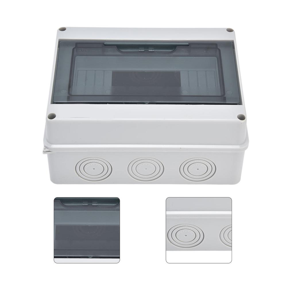 Skrzynka rozdzielcza wodoodporna IP65, 8-stykowa, zewnętrzna obudowa elektryczna do wyłącznika