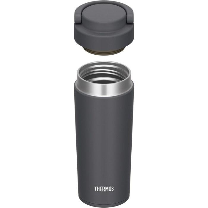 Thermos Tumbler Vacuum Insulated Carry Handle 420ml Smoke Black JOV-421 SMB 420 ml