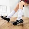 Casual Women Leg Warmers Lolita Knitted Foot Cover Fashion White Loose Socks  Cosplay Socks