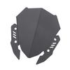 Windscreen Wind Deflector Black Aluminum Alloy Wind Resistance Reduction Lightweight Motorbike Windshield For MT‑15