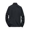 Lightweight Stand Collar Windbreaker Jacket for Men with Zipper Closure and Elastic Cuffs Casual Outerwear for Spring Fall