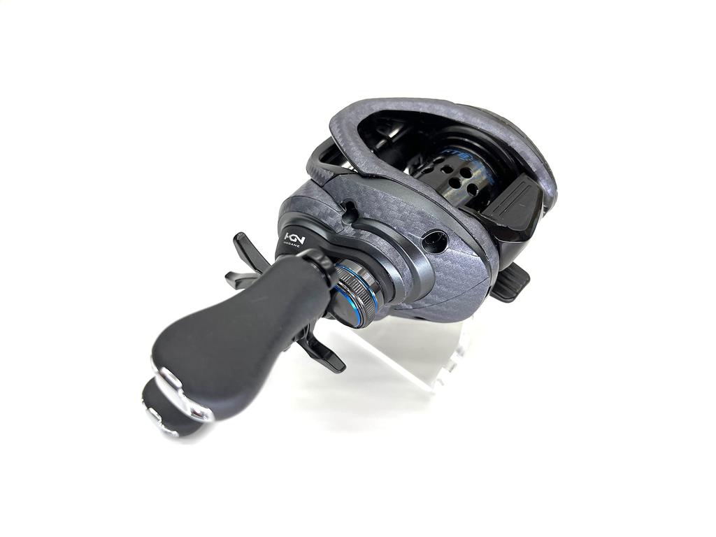 ADESIVO PERSONALIZADO para YOROI 25SLXBFS e 21SLXBFS Carretéis Baitcasting Proteção contra Arranhões SEAT.JP, (Prateado, Para Canhotos)