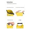 Durable Waterproof PVC Dry Bag: Foldable Portable Swimming & Rafting Storage with Buckle