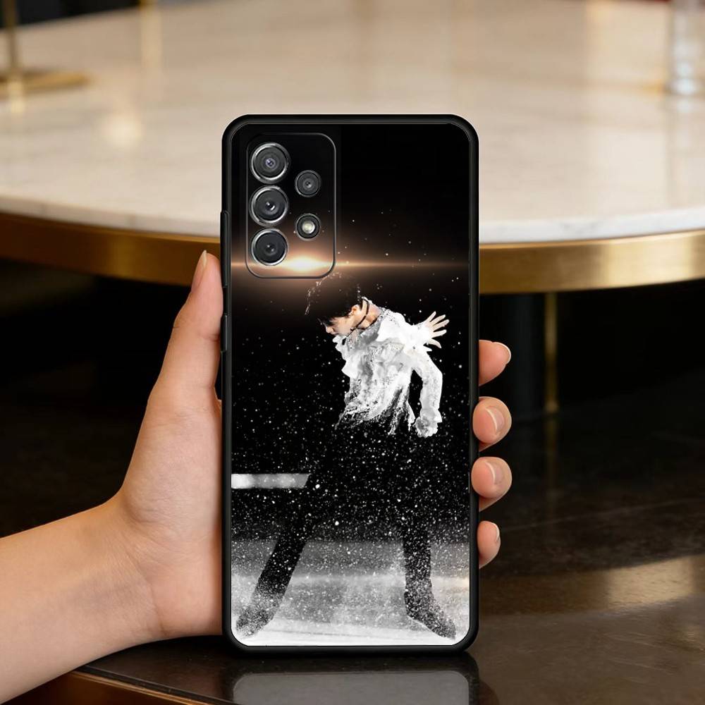 4A Jump L-Legend Phone Case For Samsung Galaxy A73,A72,A71,A70,A53,A52,A51,Soft Silicone Black Cover