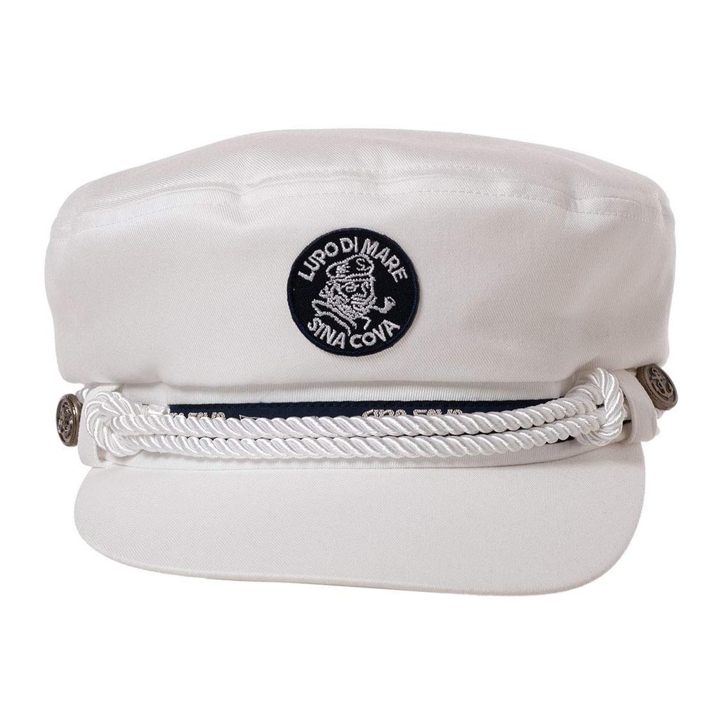 [Sinacova] Pălărie de căpitan, pălărie de marinar, pălărie de căpitan, bumbac, mărime ajustabilă, accesorii marine, articole marine, articole marine diverse, 19177700110F