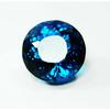Lab-Created Teal Sapphire Loose Gemstone 50.00 Ct Round Shape September Birthday Birthstone