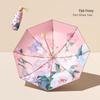 Li Lang Hand-Painted Five-Fold Sun/Rain Umbrella
