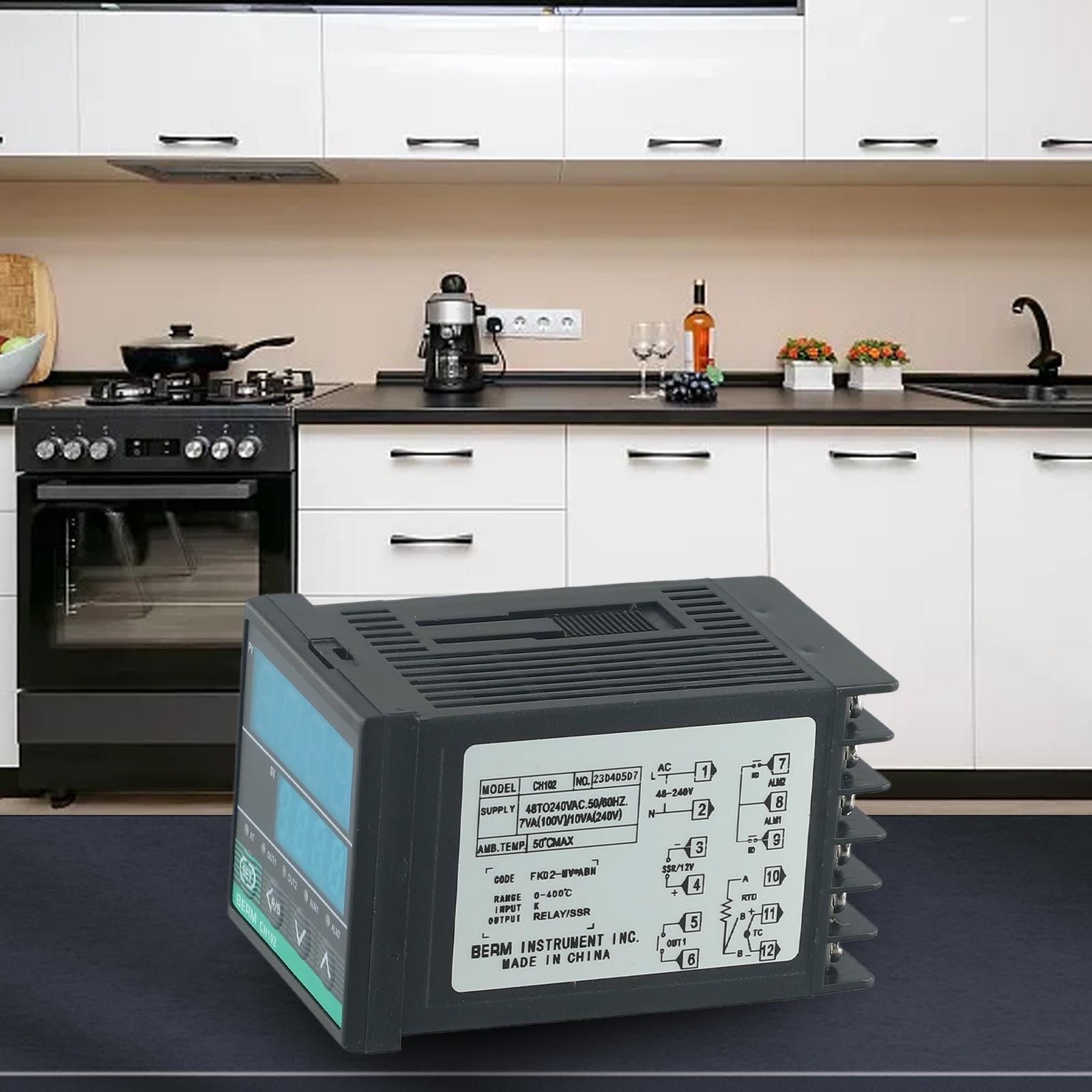 Advanced PID Thermostat CH102 with Solid State Relay Output and Dual Alarm for Reliable Temperature Management China Mainland