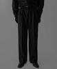 Baulopeulodeogteu Wool Double-Pleat Wide Slacks [Black]