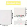 100pcs Jewelry Display Cards Packaging Supplies with Blank Space for Branding Bracelets Coaster Keychains Jewelry Perfect for Retail Displaying