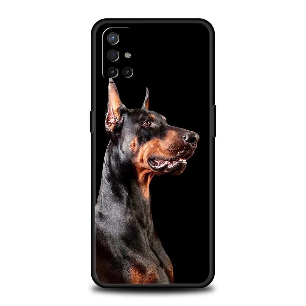 Doberman Dog Phone Case For Oneplus 13R 13 12R 11 10T 10R Nord N100 N200 N10 10 9 9R 9RT CE 3 2 Z Pro 5G Soft TPU Cover Fundas
