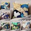 Anime D-DRAMAtical Murder Pillow Case Anti-dustmite Pillowcase Invisible Zipper Silky Sofa
