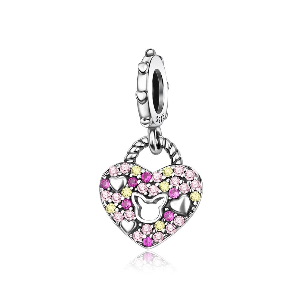 New 925 Silver Mother's Day Themed Love Family Crown Pendant Beads fit Original Bracelets Necklaces DIY Jewelry Gifts
