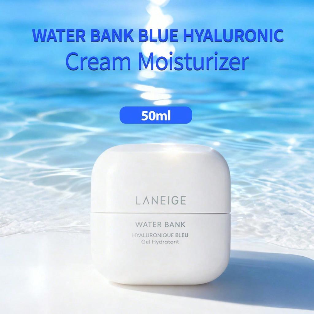 LANEIGE Zestaw Kremu Wodnego Blue Hyaluronic 50ml - Intensywnie Nawilżający Nawilżacz