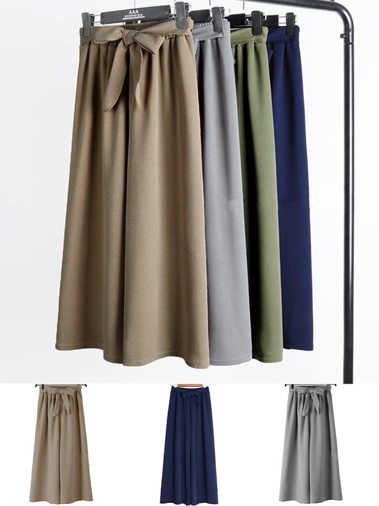 

Женские модные облегающие брюки с высокой талией и широкими штанинами One Size