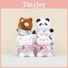 Adorable Chinese Style Panda Plush Keychain Cute Rabbit Stuffed Toy Bag Charm