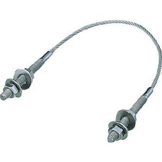 TRUSCO Stainless Steel Wire 3mm Wire Diameter X 100mm Width TWUB-6M100 U-Bolt,