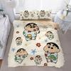 Catoon 3D Cute Crayon ShinChans Duvet Cover Set Bedding Set Bedroom Decoration 2/3piece Set Youth Kids Girl Boys Gift