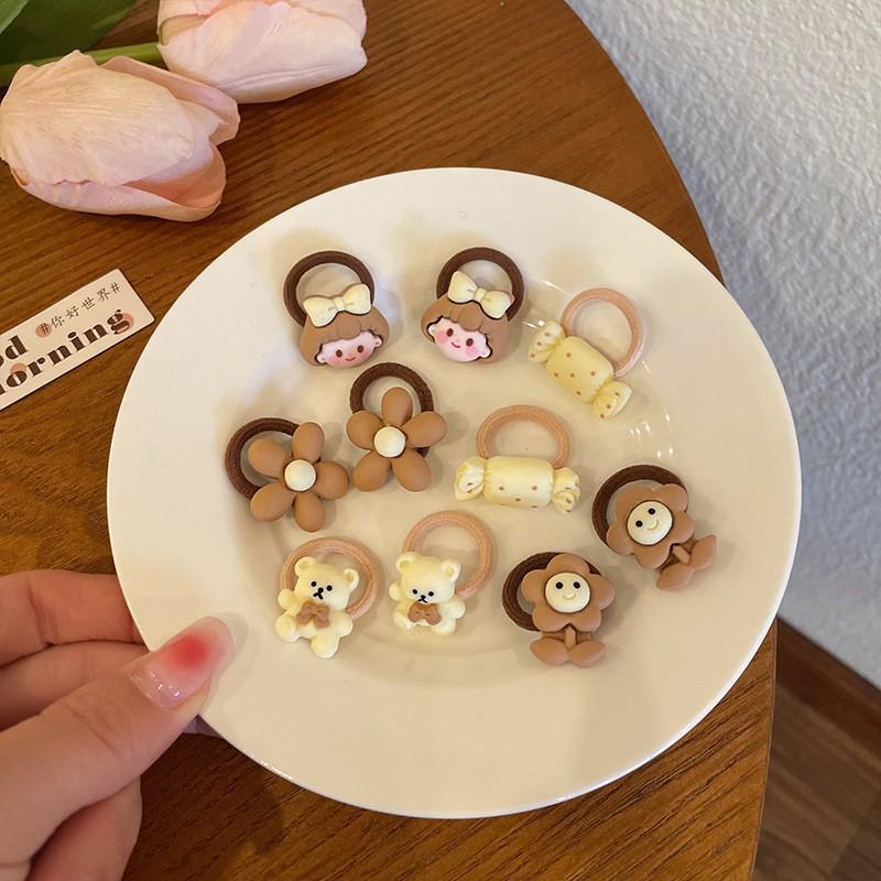 Sommer Niedliche Haargummis für Kinder - Kleine Gummibänder & Baby Haarringe