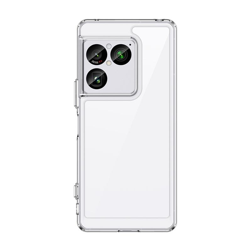 For Sony Xperia 1 VIII Transparent Hard PCCase For Sony Xperia 1 VIII Candy Color Frame TPU Silicone Shockproof Cover Bumper
