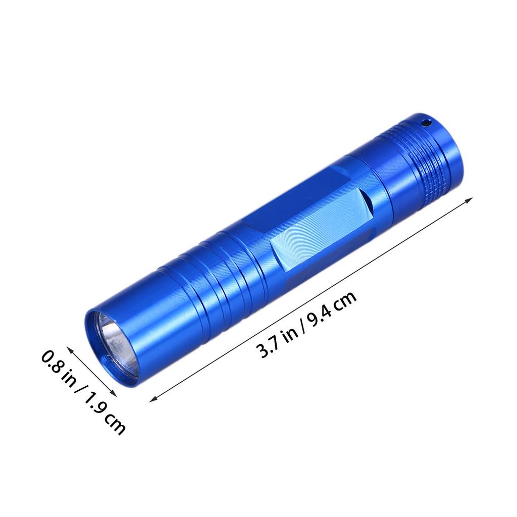 Mini LED Torch Ultra Bright Portable Waterproof Aa Battery Powered Flashlight 20H for Walking Cycling
