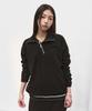 SIS A Asymmetrical Terry Half Zip [Black]
