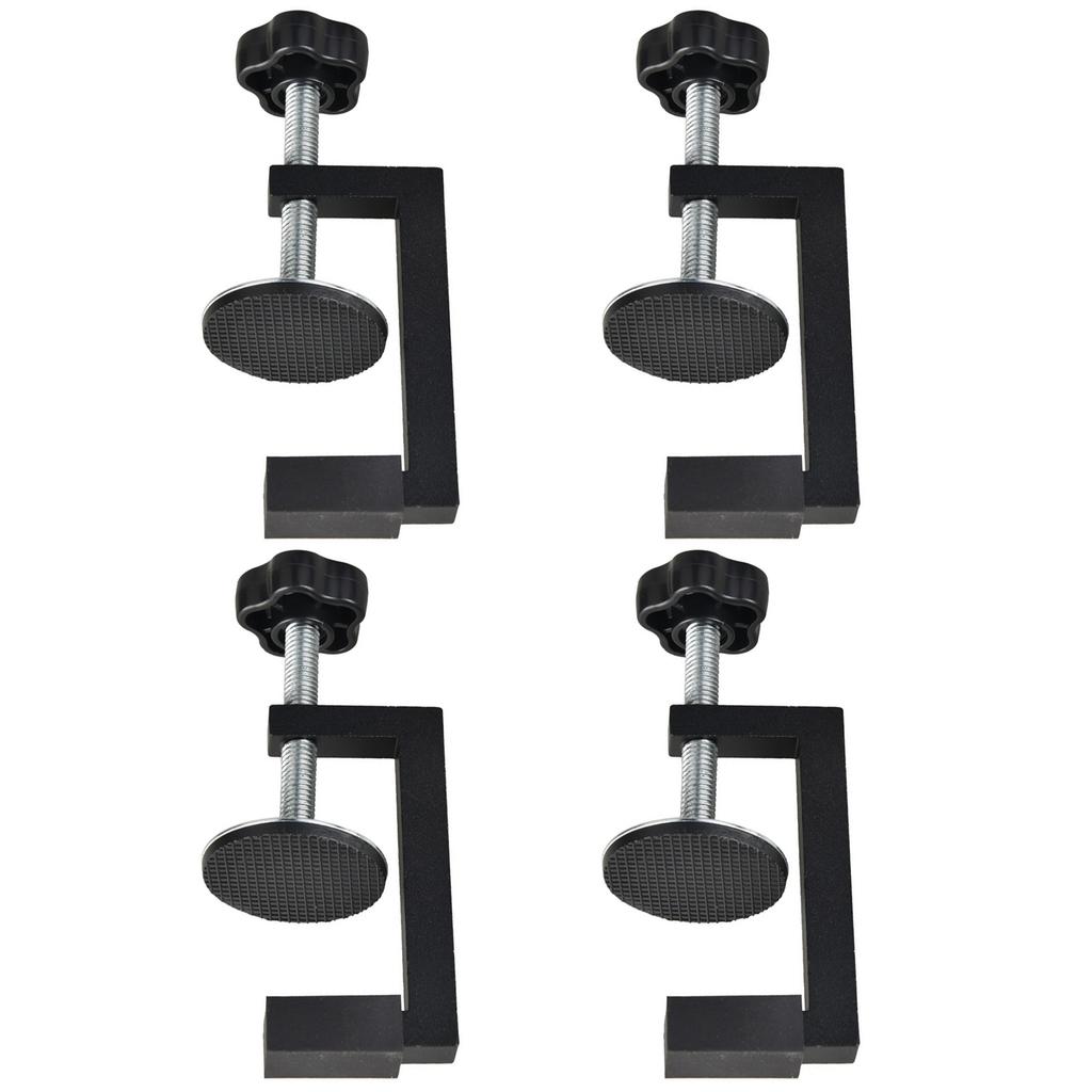 4 stk Universelle C-klemmer 10-57mm Reversert Trearbeids C-klemme Justerbar Bordklemme Vanlige Skrivebord Fikseringsverktøy