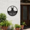 Custom Rabbit Metal Sign for Garden Wall Art Porch Decor Easter Outdoor Gift