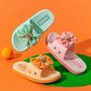 PVC children's slippers summer girls cool slippers cute bow medium children's home soft bottom slippers
