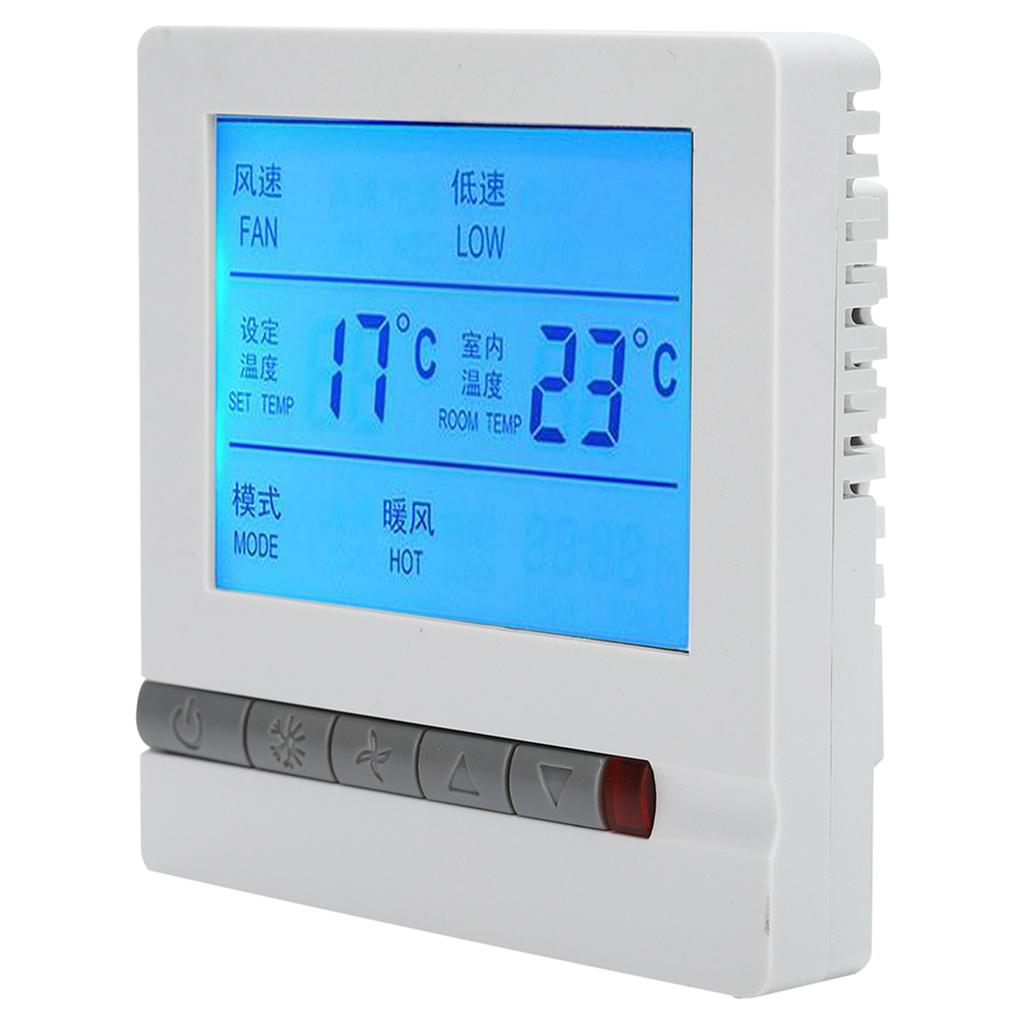 Digital Thermostat Intelligent Air Conditioner LCD Display Temperature Controller AC180‑260V