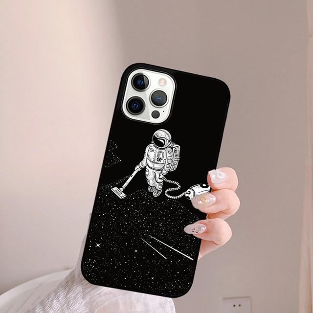 Astronaut Stars Constellation Phone Case Back Cover for iPhone 17 Air 16 15 14 13 11 12 Pro Max PlusS Shell Coque