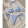 Women S Sexy Halter Three Piece Summer Bikini Swimsuit