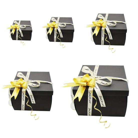 1 Set Exploding Gift Box 5 Layer Christmas Money Box Paper Reusable Holiday Gift Boxes for Holding Snacks Sweets Cash Birthday Wedding Xmas Party