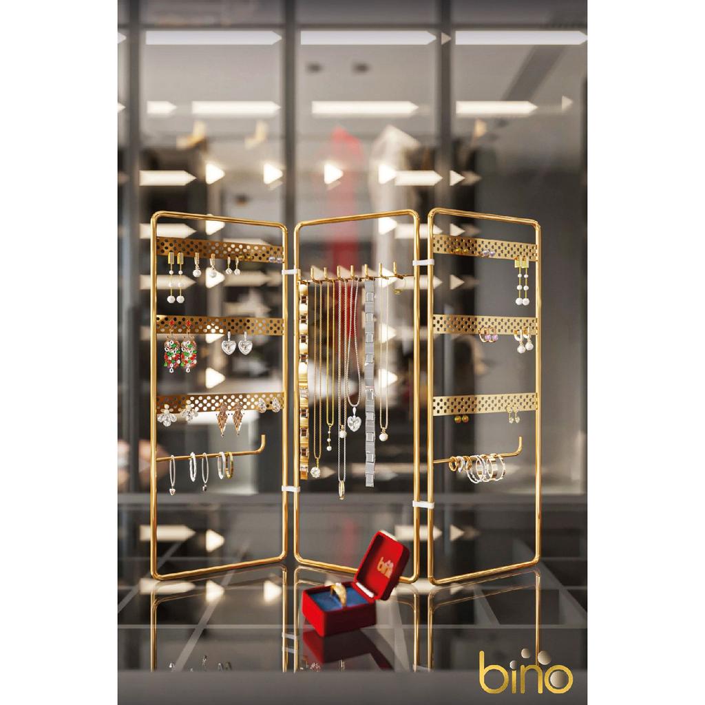 Jewelry Organizer Organizer Box Decorative Jewelry Stand 3 Piece Necklace Ring Earring Holder