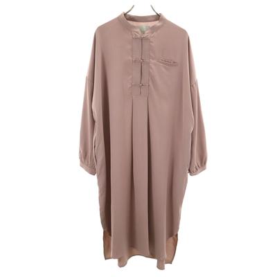 n'Or Long Sleeve Long Dress F Purple Women Used