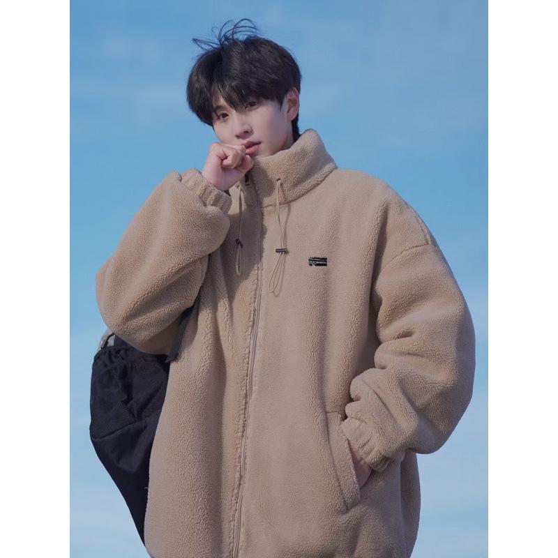 2025 Men's Trendy Lambswool Fleece Jacket - Autumn/Winter Street Style