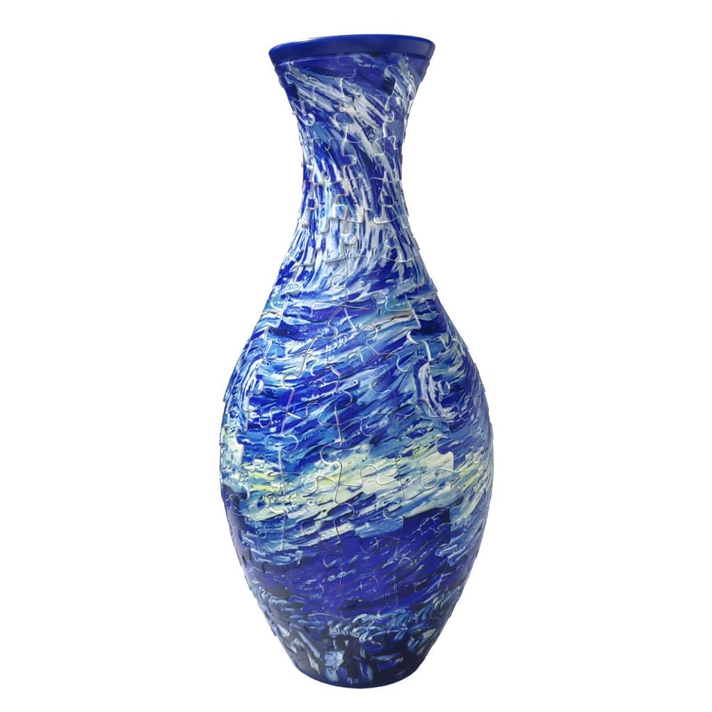 3D Puzzle Vase DIY Ornament for Living Room, Flower Arrangement, Home Decor, and Toy - Ideal for Children's Birthday or Christmas Gift.