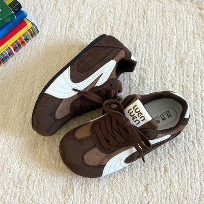 Fritidsskor för damer Höst 2026 Bekväma Halkfria Utomhus Vulkaniserade Skor Mode Retro Plattforms Zapatos Mujer